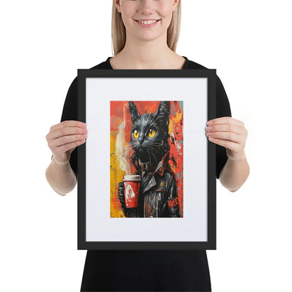 street-art-feline-v7-gerahmtes-poster-gerahmtes-poster-jlr-design-3 - JLR Design