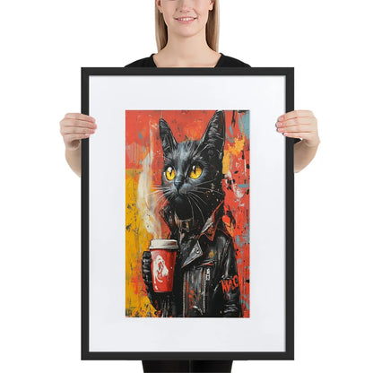 street-art-feline-v7-gerahmtes-poster-gerahmtes-poster-jlr-design-4 - JLR Design