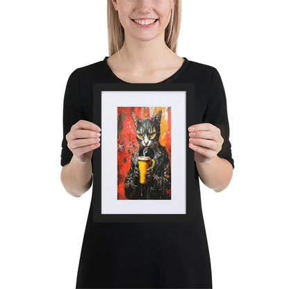 street-art-feline-v8-gerahmtes-poster-gerahmtes-poster-jlr-design-2 - JLR Design