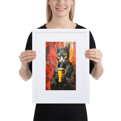 street-art-feline-v8-gerahmtes-poster-gerahmtes-poster-jlr-design-6 - JLR Design