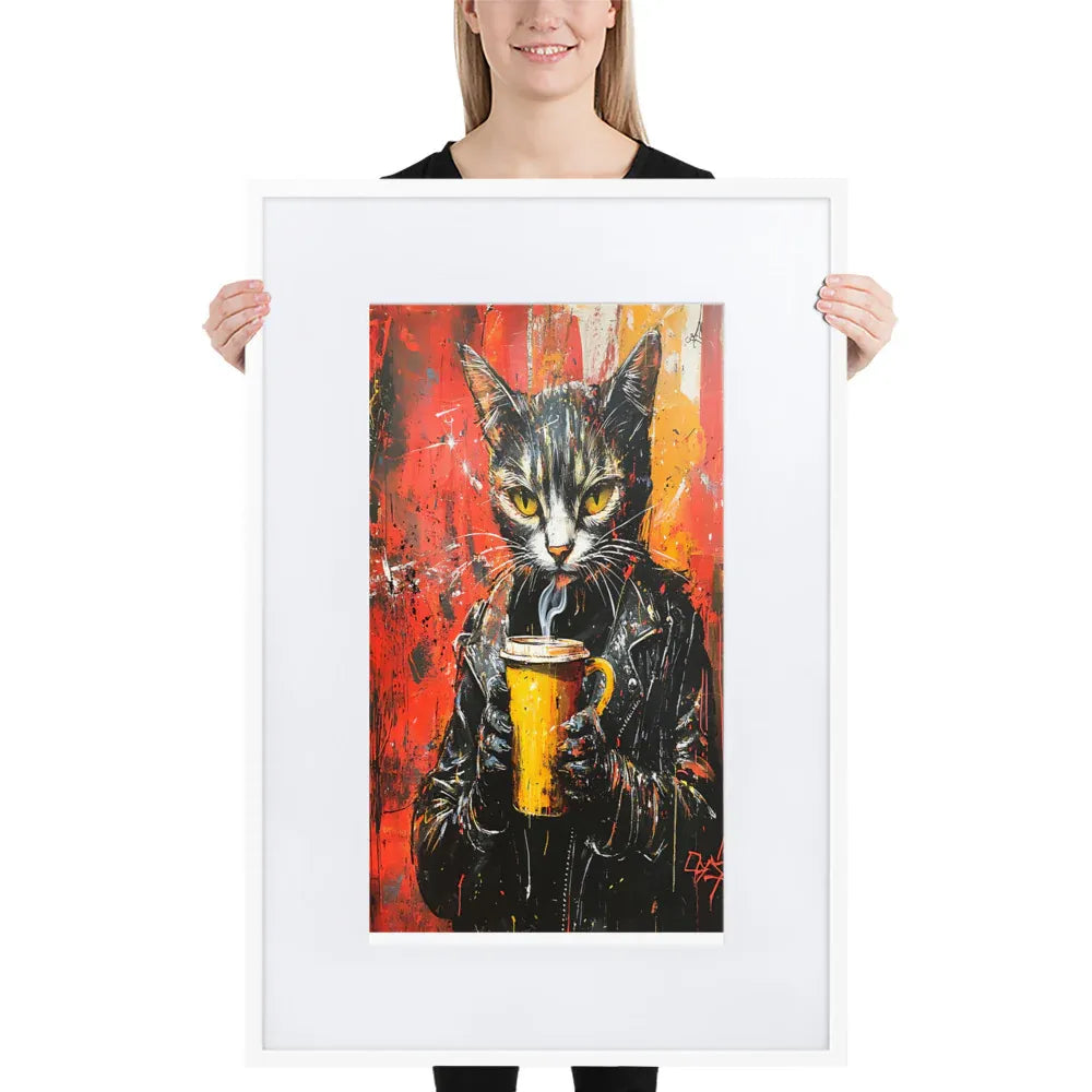 street-art-feline-v8-gerahmtes-poster-gerahmtes-poster-jlr-design-8 - JLR Design