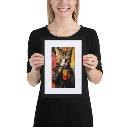 street-art-feline-v9-gerahmtes-poster-gerahmtes-poster-jlr-design-2 - JLR Design