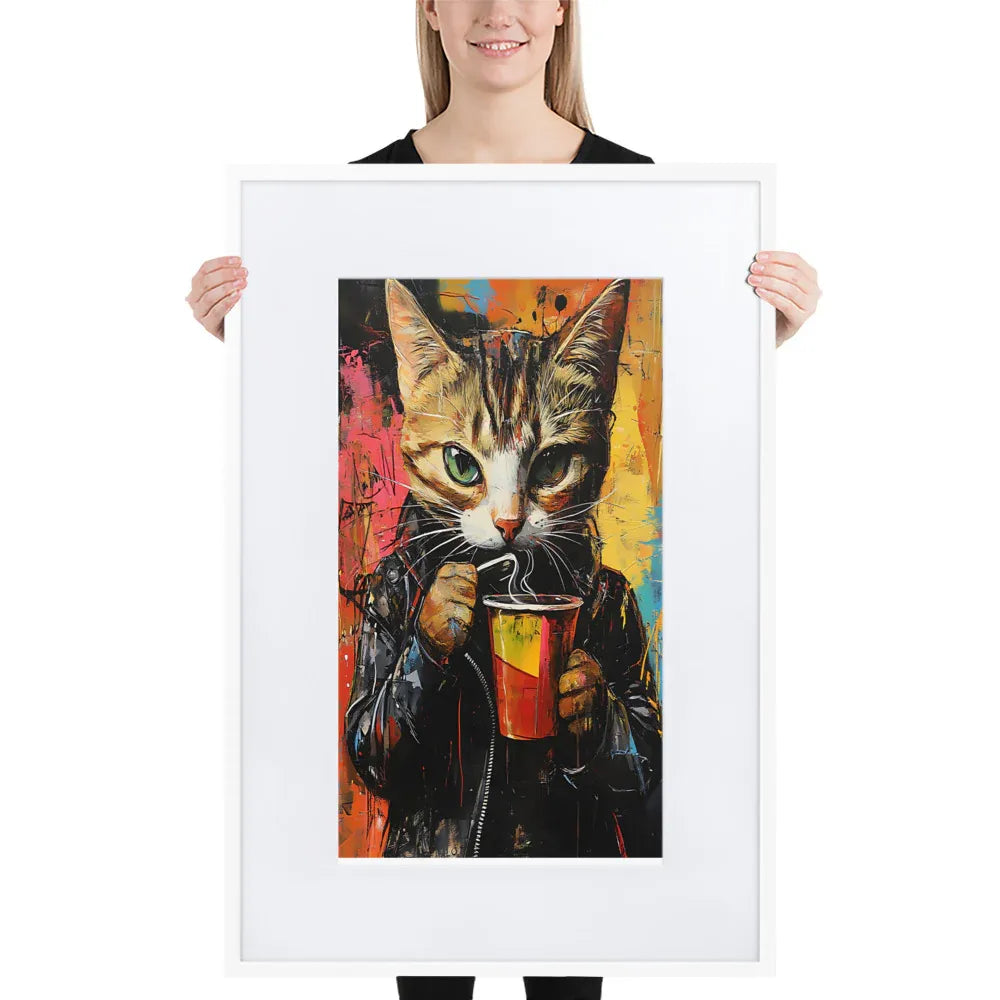 street-art-feline-v9-gerahmtes-poster-gerahmtes-poster-jlr-design-8 - JLR Design
