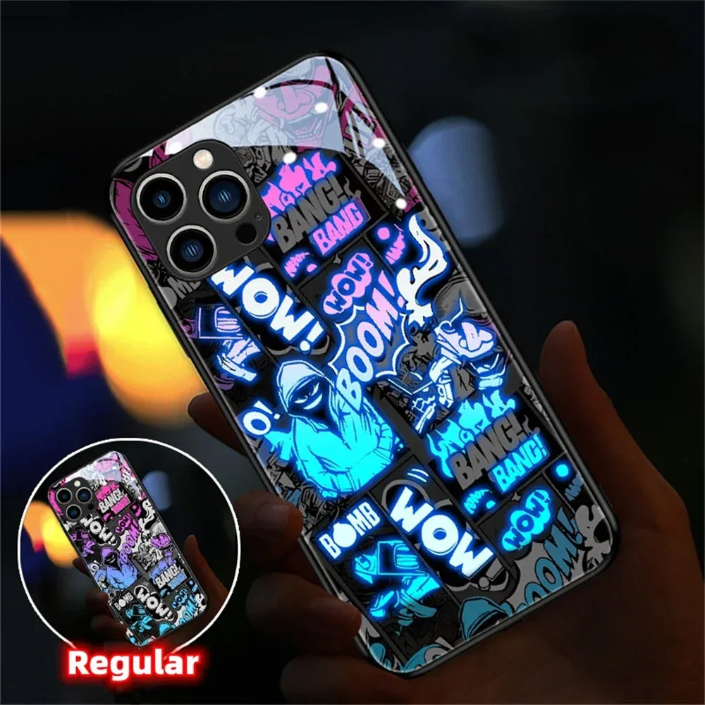 street-art-led-hulle-fur-samsung-s24-s23-s22-cover-jlr-design-3 - JLR Design