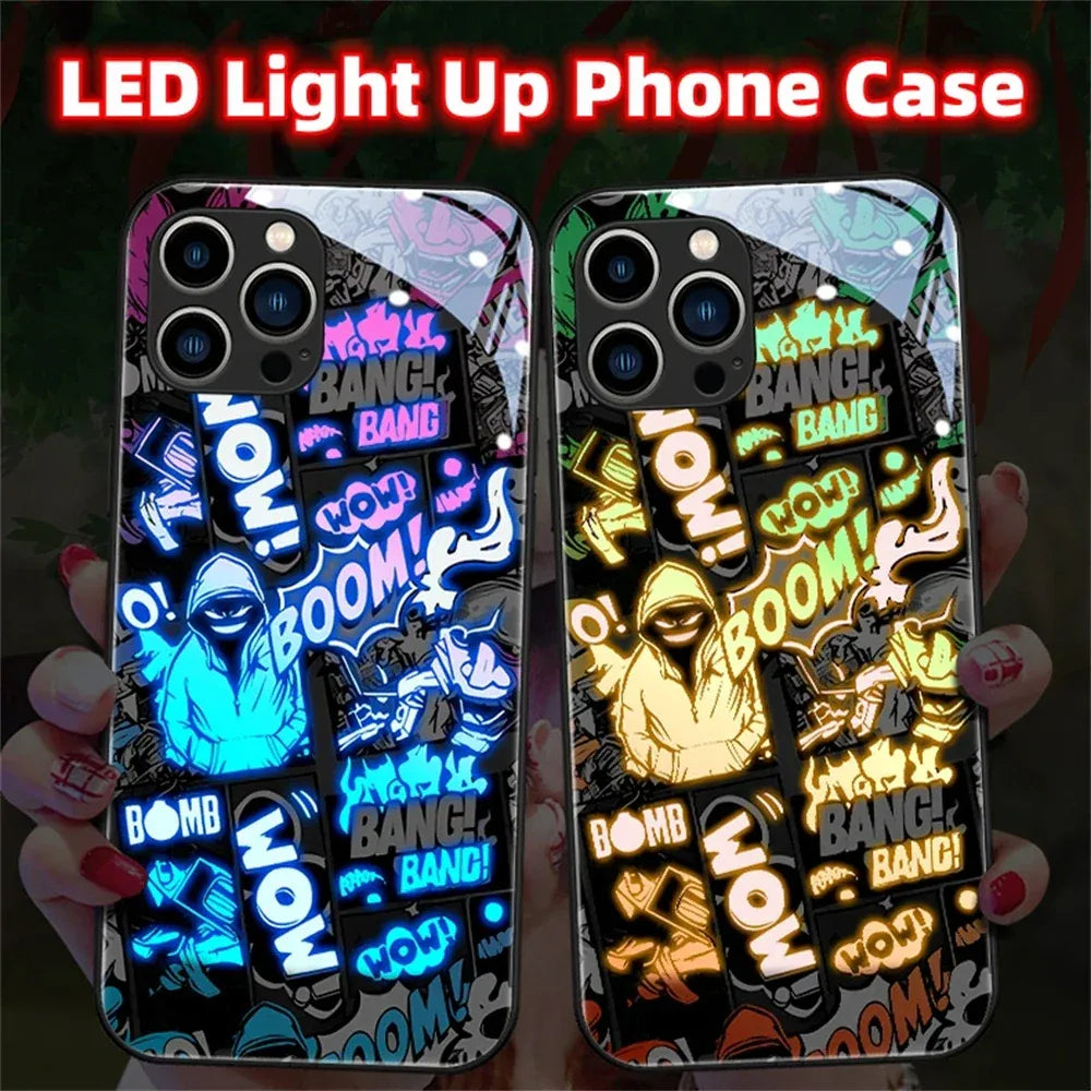 street-art-led-hulle-fur-samsung-s24-s23-s22-cover-jlr-design-5 - JLR Design