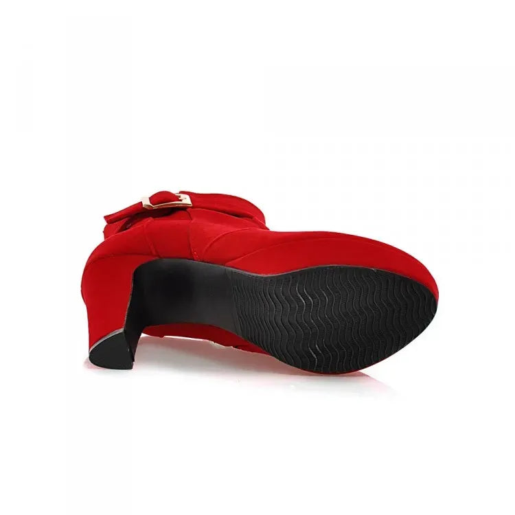 stylische-damen-winter-heels-mit-schnalle-and-absatz-high-heels-jlr-design-13 - JLR Design