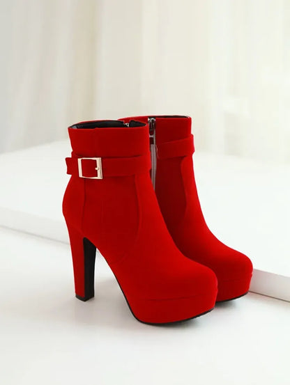 stylische-damen-winter-heels-mit-schnalle-and-absatz-high-heels-jlr-design-38 - JLR Design