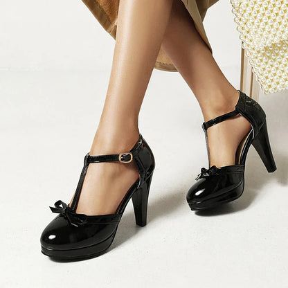 t-riemen-high-heels-round-toe-mit-schleife-high-heels-jlr-design-1 - JLR Design