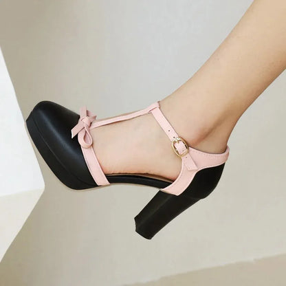 t-riemen-high-heels-round-toe-mit-schleife-high-heels-jlr-design-3 - JLR Design