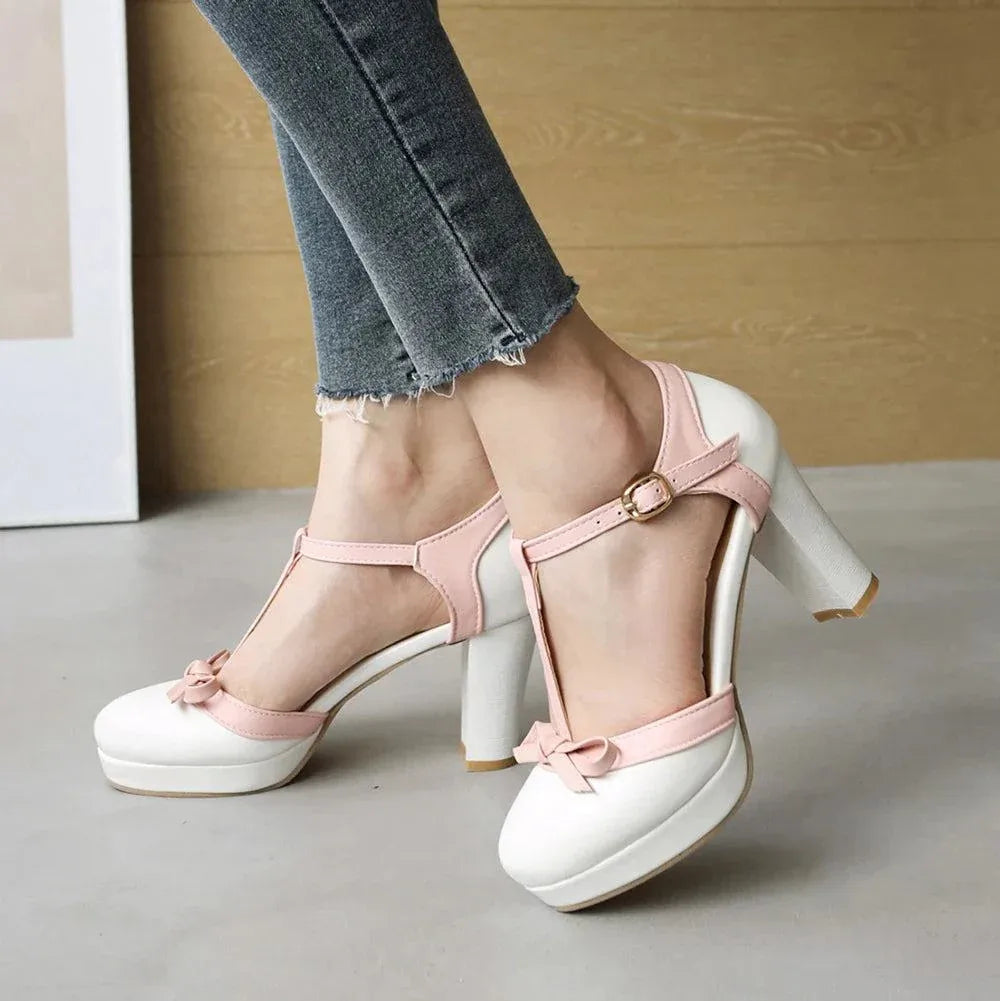 t-riemen-high-heels-round-toe-mit-schleife-high-heels-jlr-design-4 - JLR Design