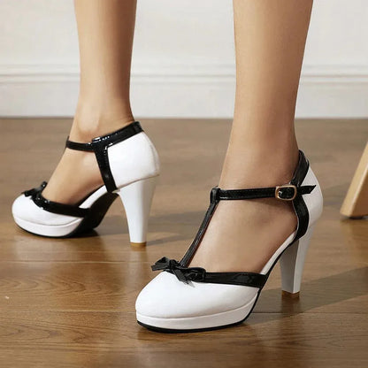 t-riemen-high-heels-round-toe-mit-schleife-high-heels-jlr-design-8 - JLR Design