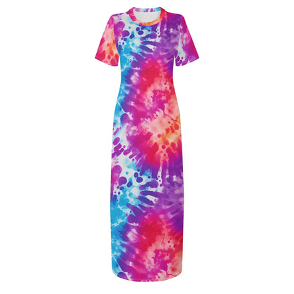 tie-dye-short-sleeve-long-dress-long-dress-jlr-design-3 - JLR Design