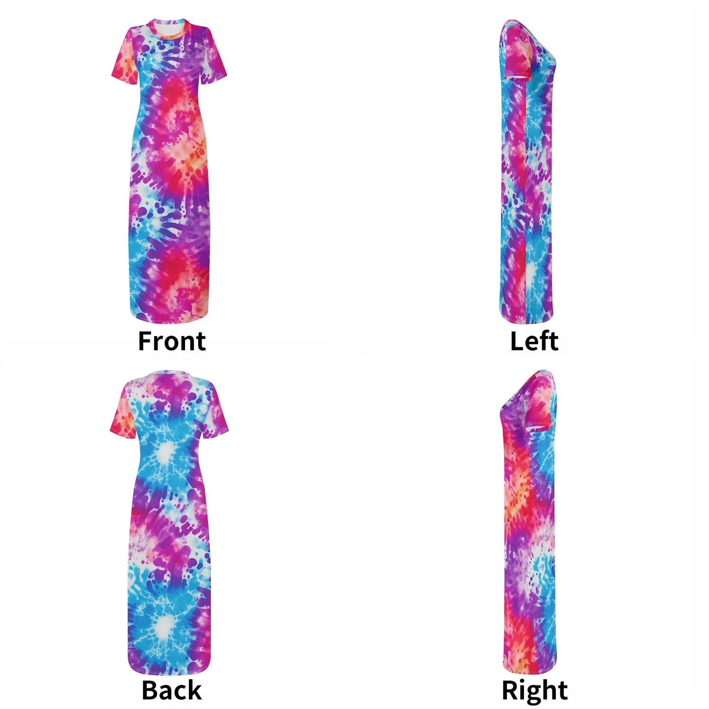tie-dye-short-sleeve-long-dress-long-dress-jlr-design-7 - JLR Design