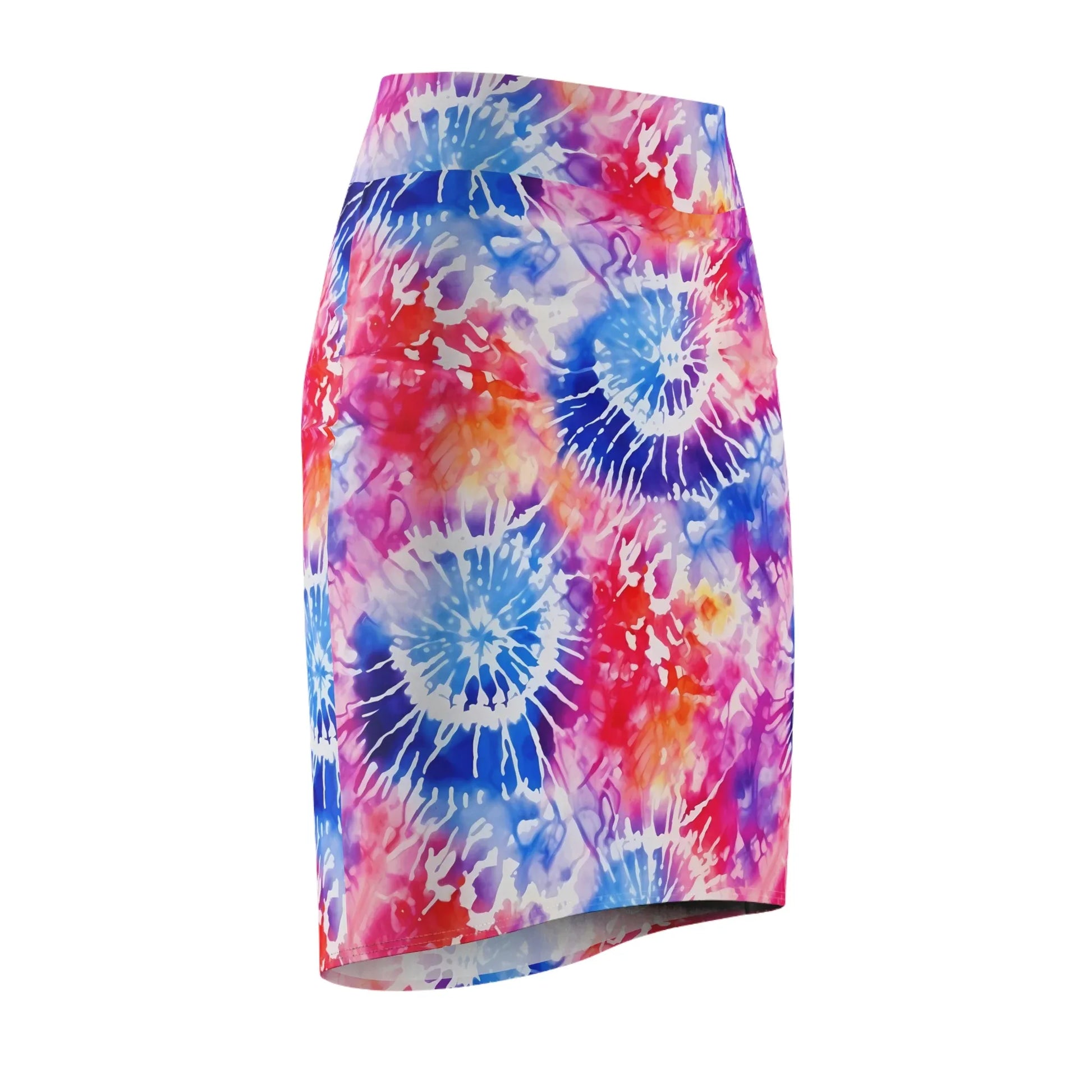 tie-dye-v1-bleistiftrock-fur-damen-eleganter-mid-waist-rock-mit-stretch-komfort-bleistiftrock-jlr-design-6 - JLR Design