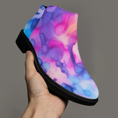 tie-dye-v1-elegante-reissverschluss-stiefeletten-stiefeletten-jlr-design-3 - JLR Design