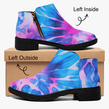 tie-dye-v1-elegante-reissverschluss-stiefeletten-stiefeletten-jlr-design-4 - JLR Design