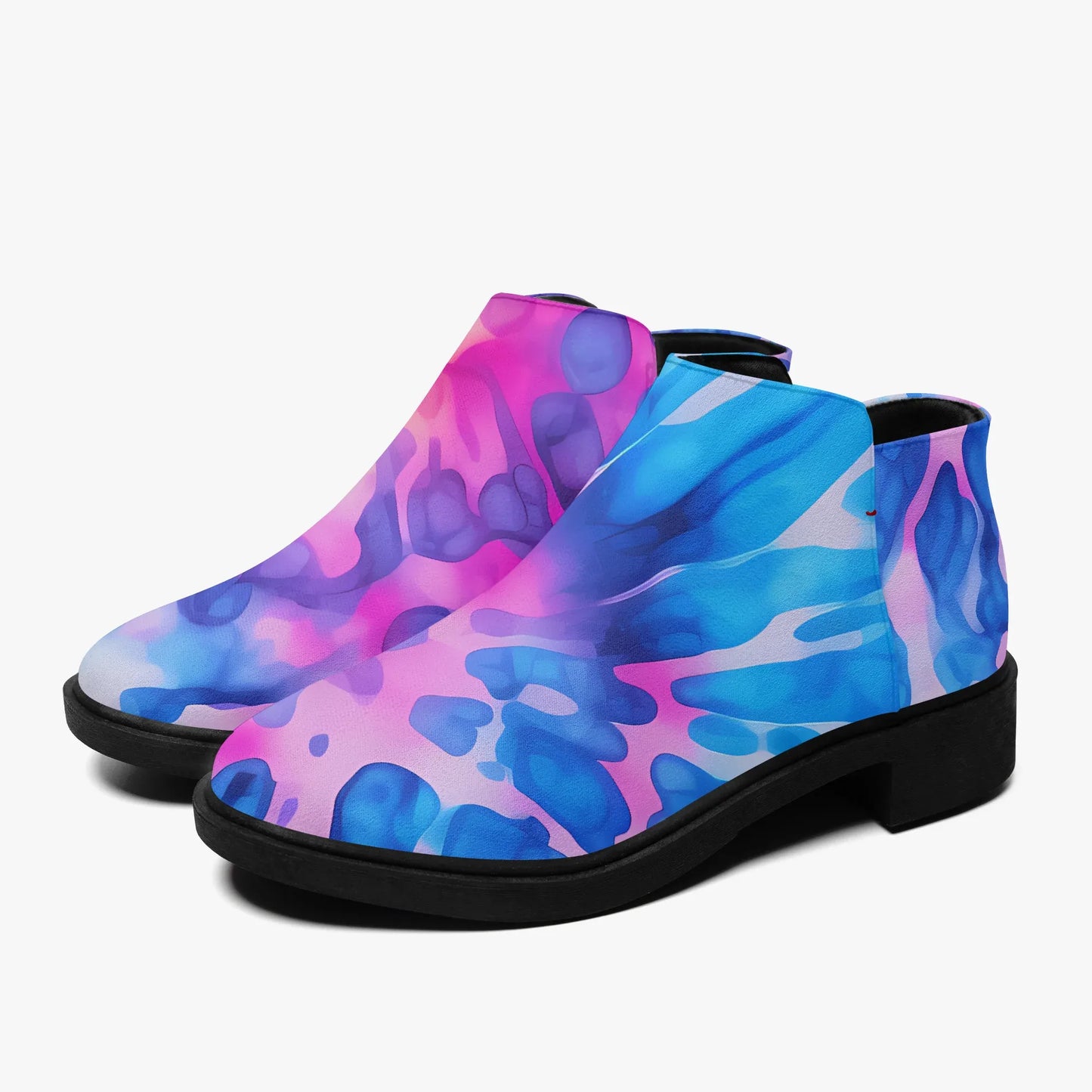 tie-dye-v1-elegante-reissverschluss-stiefeletten-stiefeletten-jlr-design-6 - JLR Design