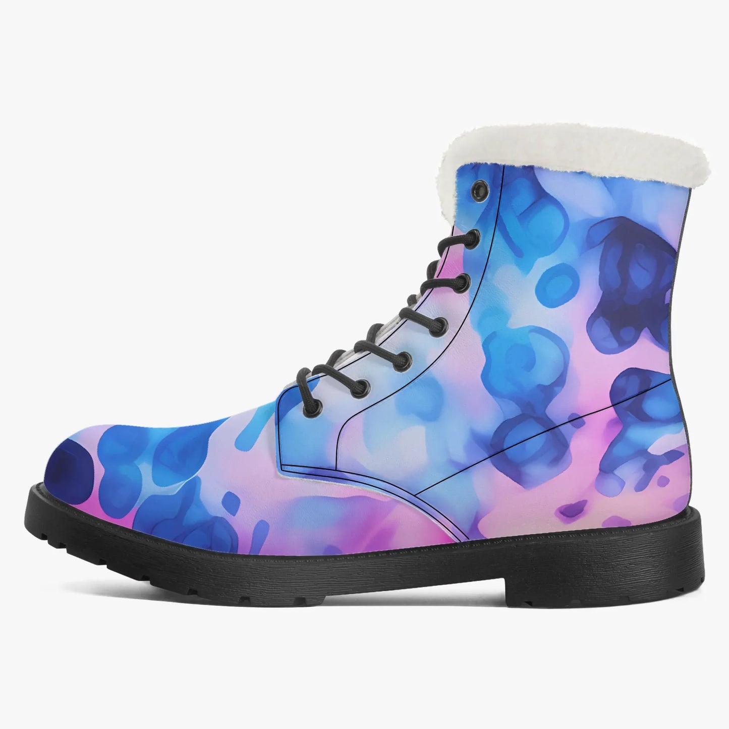 tie-dye-v1-faux-fur-leder-boots-boots-jlr-design-4 - JLR Design