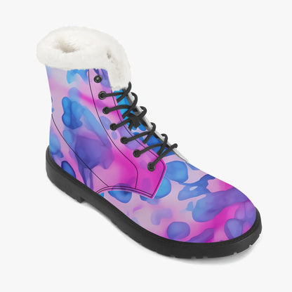 tie-dye-v1-faux-fur-leder-boots-boots-jlr-design-7 - JLR Design