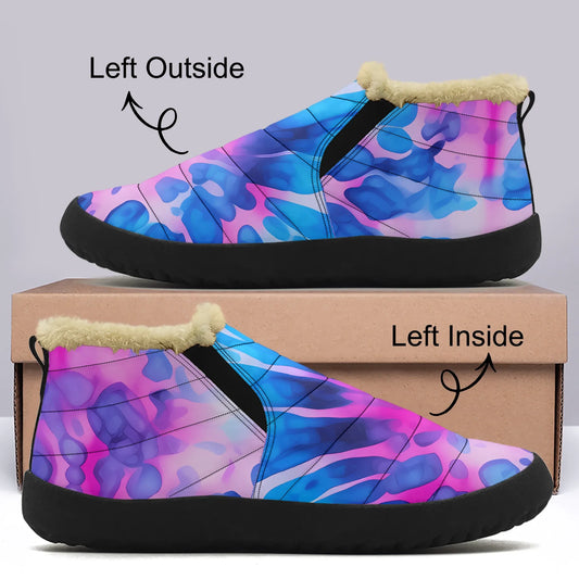 tie-dye-v1-faux-fur-slipper-slipper-jlr-design-1 - JLR Design