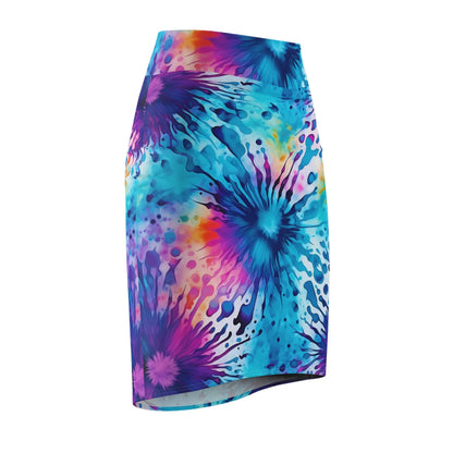 tie-dye-v2-bleistiftrock-fur-damen-eleganter-mid-waist-rock-mit-stretch-komfort-bleistiftrock-jlr-design-6 - JLR Design