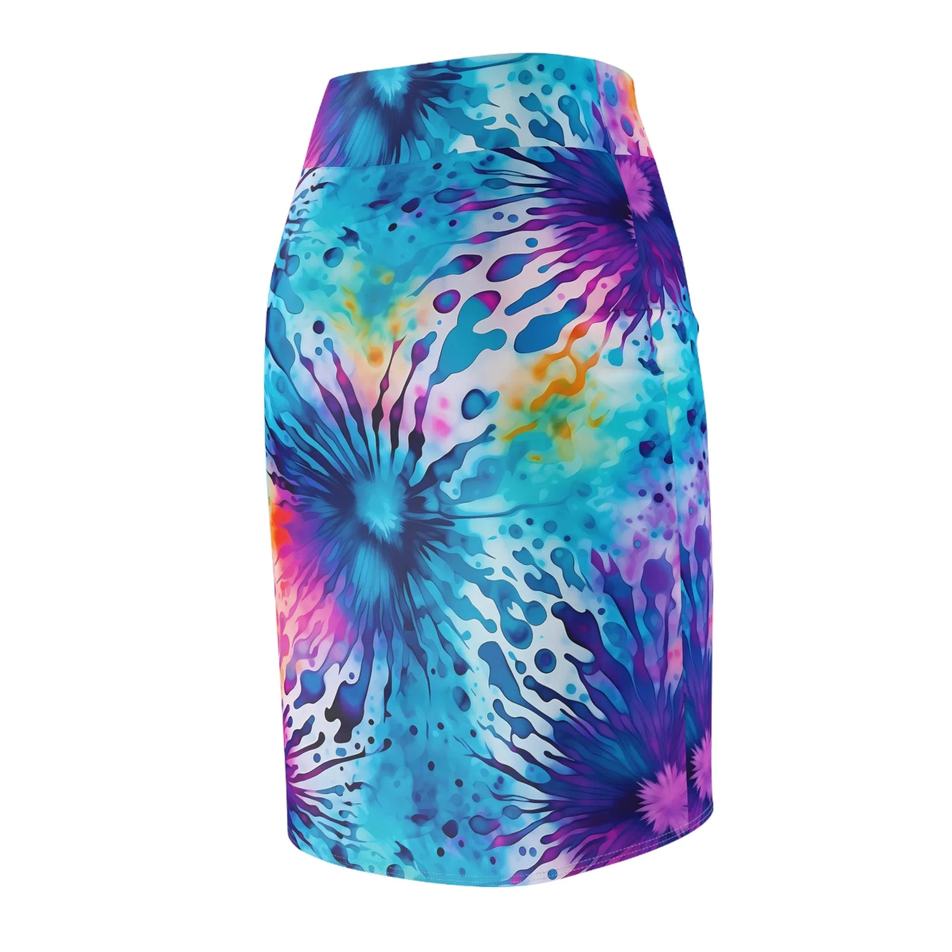 tie-dye-v2-bleistiftrock-fur-damen-eleganter-mid-waist-rock-mit-stretch-komfort-bleistiftrock-jlr-design-7 - JLR Design