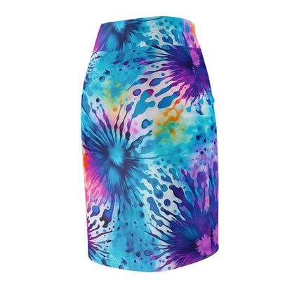 tie-dye-v2-bleistiftrock-fur-damen-eleganter-mid-waist-rock-mit-stretch-komfort-bleistiftrock-jlr-design-7 - JLR Design