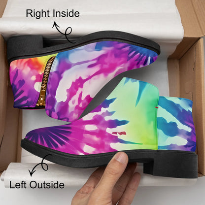 tie-dye-v2-elegante-reissverschluss-stiefeletten-stiefeletten-jlr-design-8 - JLR Design