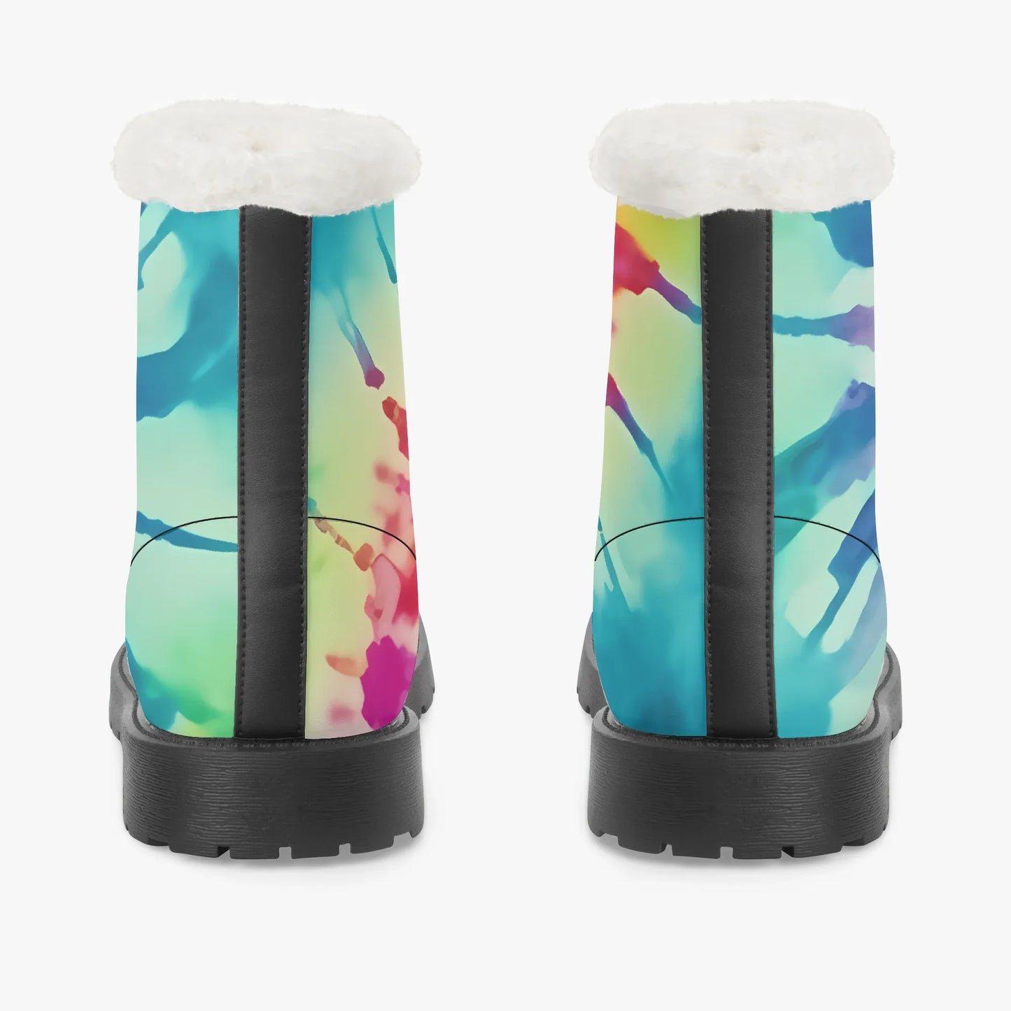 tie-dye-v2-faux-fur-leder-boots-boots-jlr-design-6 - JLR Design