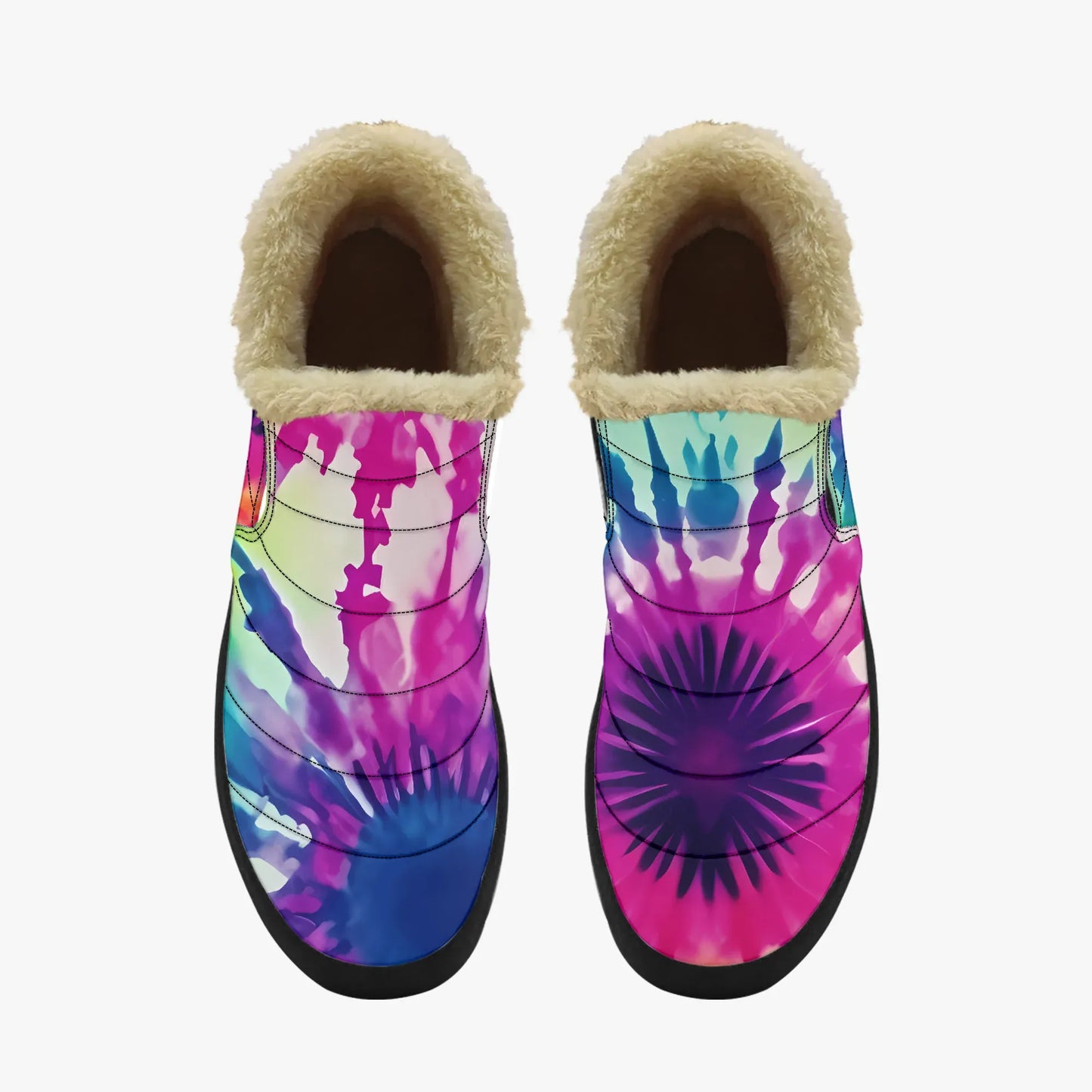 tie-dye-v2-faux-fur-slipper-slipper-jlr-design-5 - JLR Design