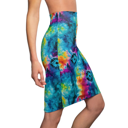 tie-dye-v3-bleistiftrock-fur-damen-eleganter-mid-waist-rock-mit-stretch-komfort-bleistiftrock-jlr-design-3 - JLR Design