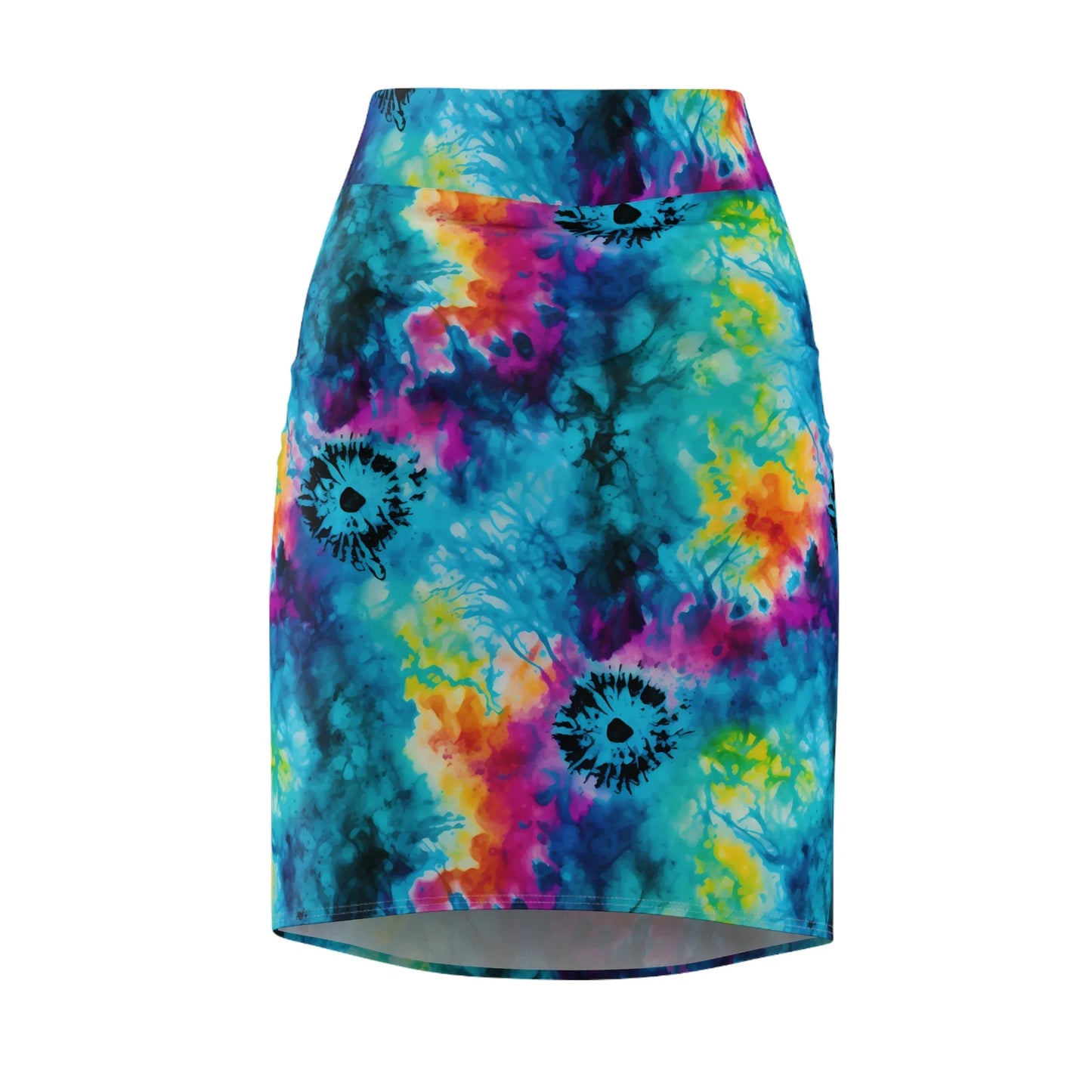 tie-dye-v3-bleistiftrock-fur-damen-eleganter-mid-waist-rock-mit-stretch-komfort-bleistiftrock-jlr-design-4 - JLR Design