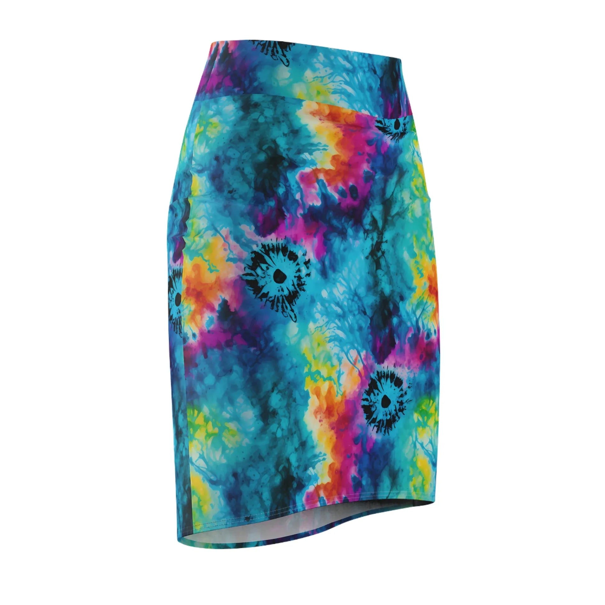 tie-dye-v3-bleistiftrock-fur-damen-eleganter-mid-waist-rock-mit-stretch-komfort-bleistiftrock-jlr-design-6 - JLR Design