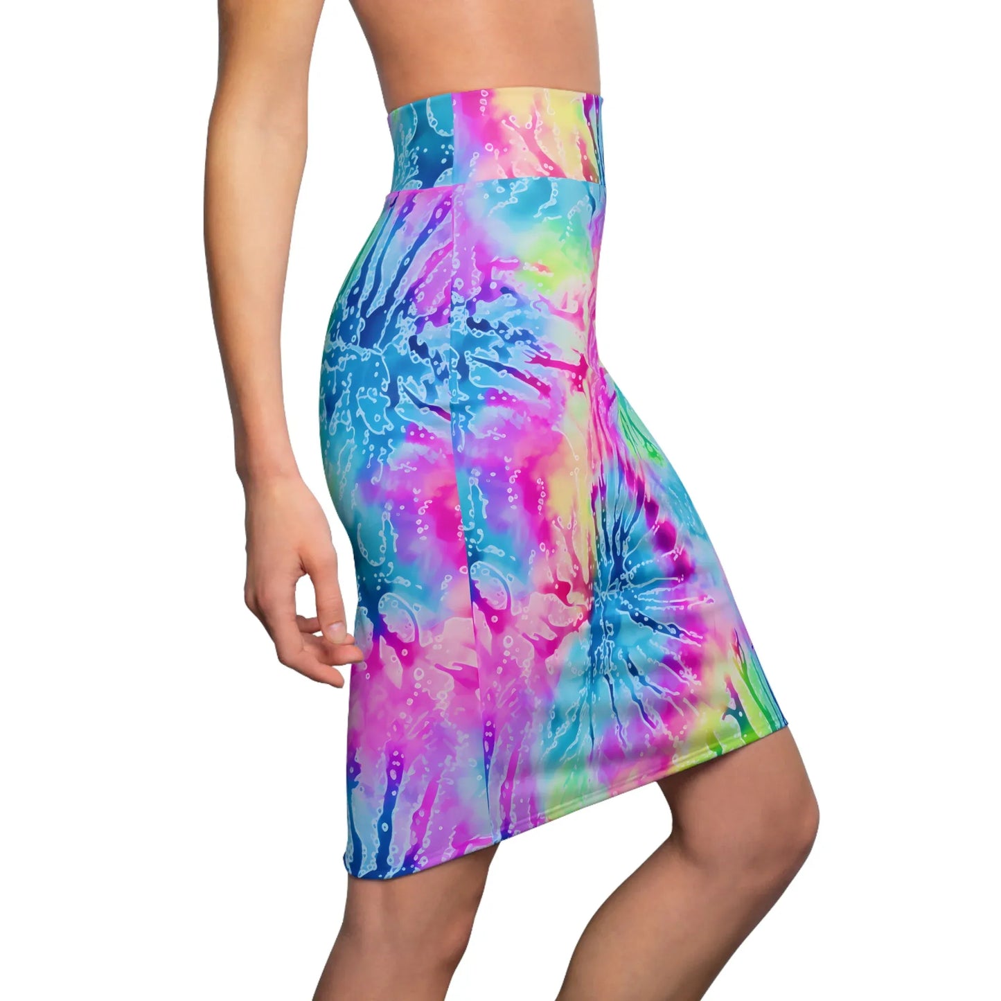 tie-dye-v4-bleistiftrock-fur-damen-eleganter-mid-waist-rock-mit-stretch-komfort-bleistiftrock-jlr-design-3 - JLR Design