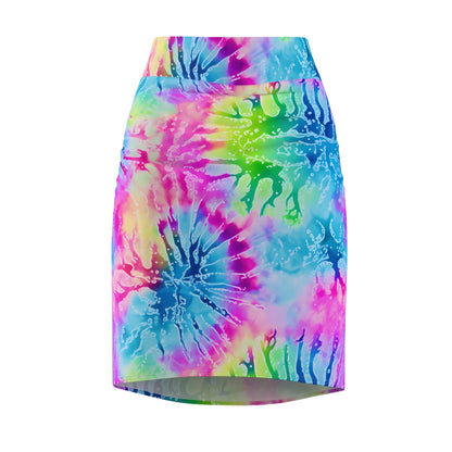 tie-dye-v4-bleistiftrock-fur-damen-eleganter-mid-waist-rock-mit-stretch-komfort-bleistiftrock-jlr-design-4 - JLR Design