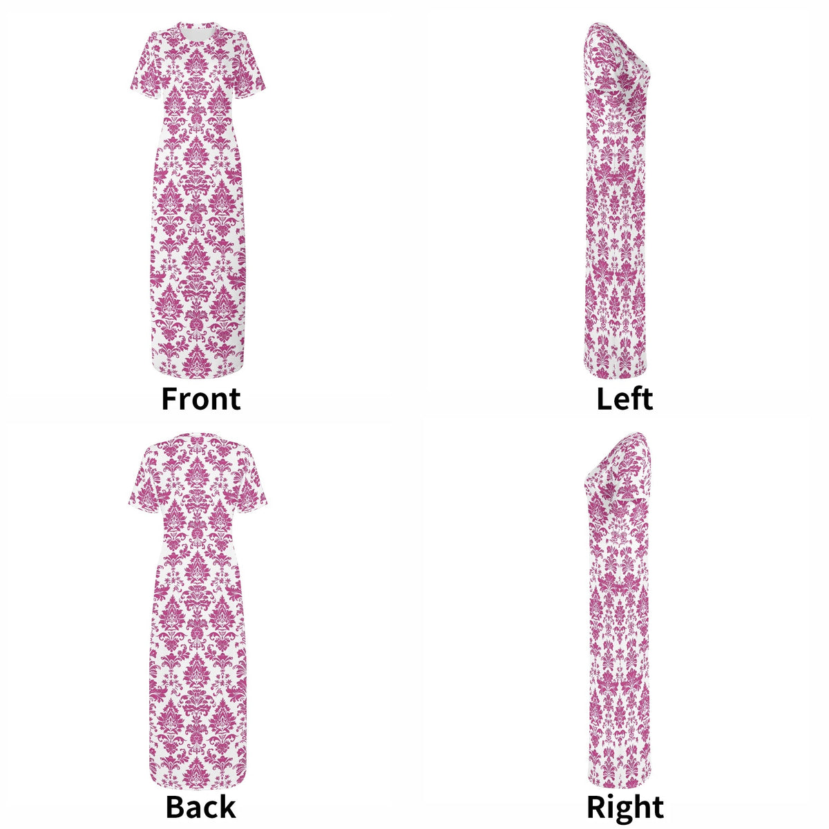 toile-de-jouy-v2-bodycon-maxi-dress-long-dress-jlr-design-jlr-design-de-7 - JLR Design