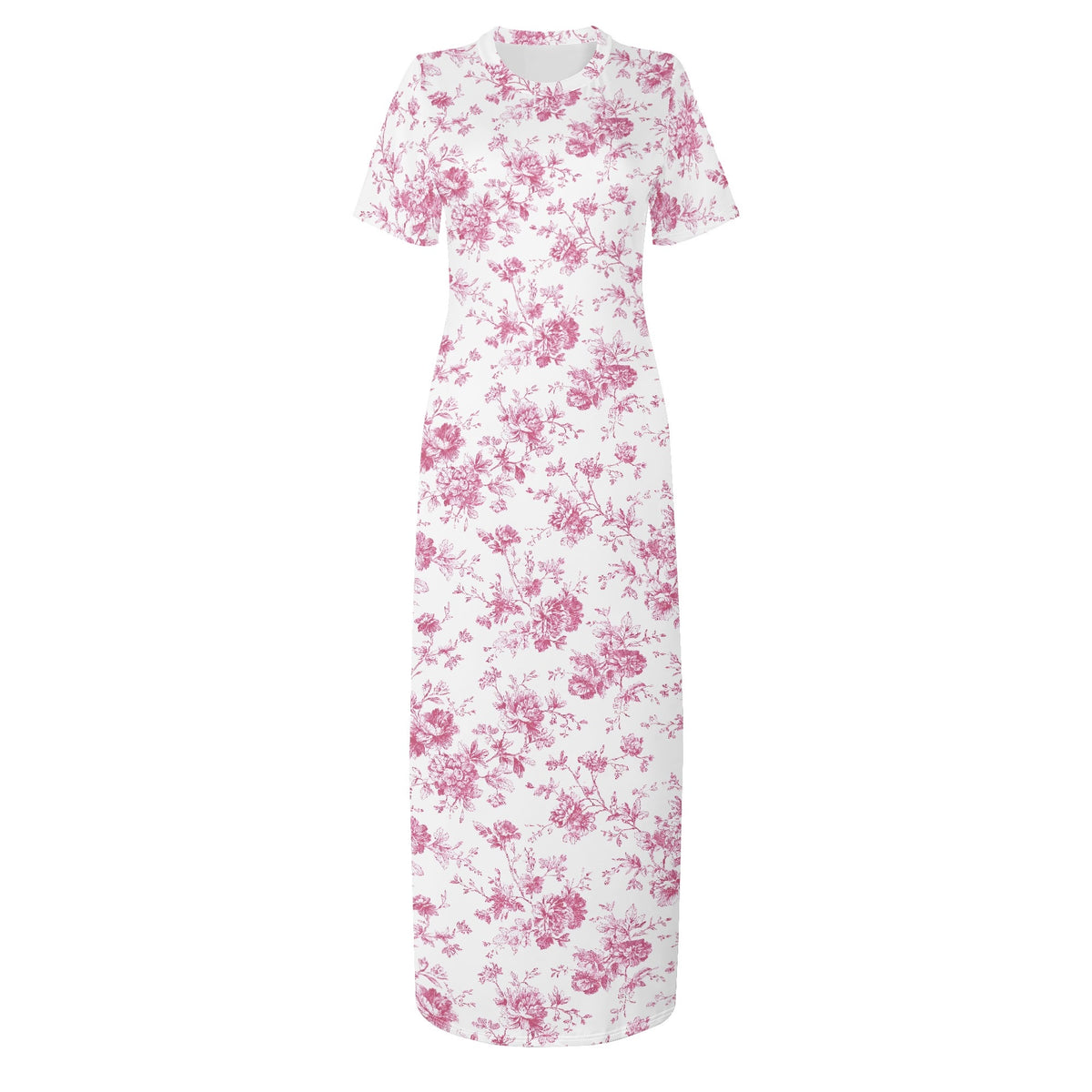 toile-de-jouy-v4-bodycon-maxi-dress-long-dress-jlr-design-jlr-design-de-3 - JLR Design