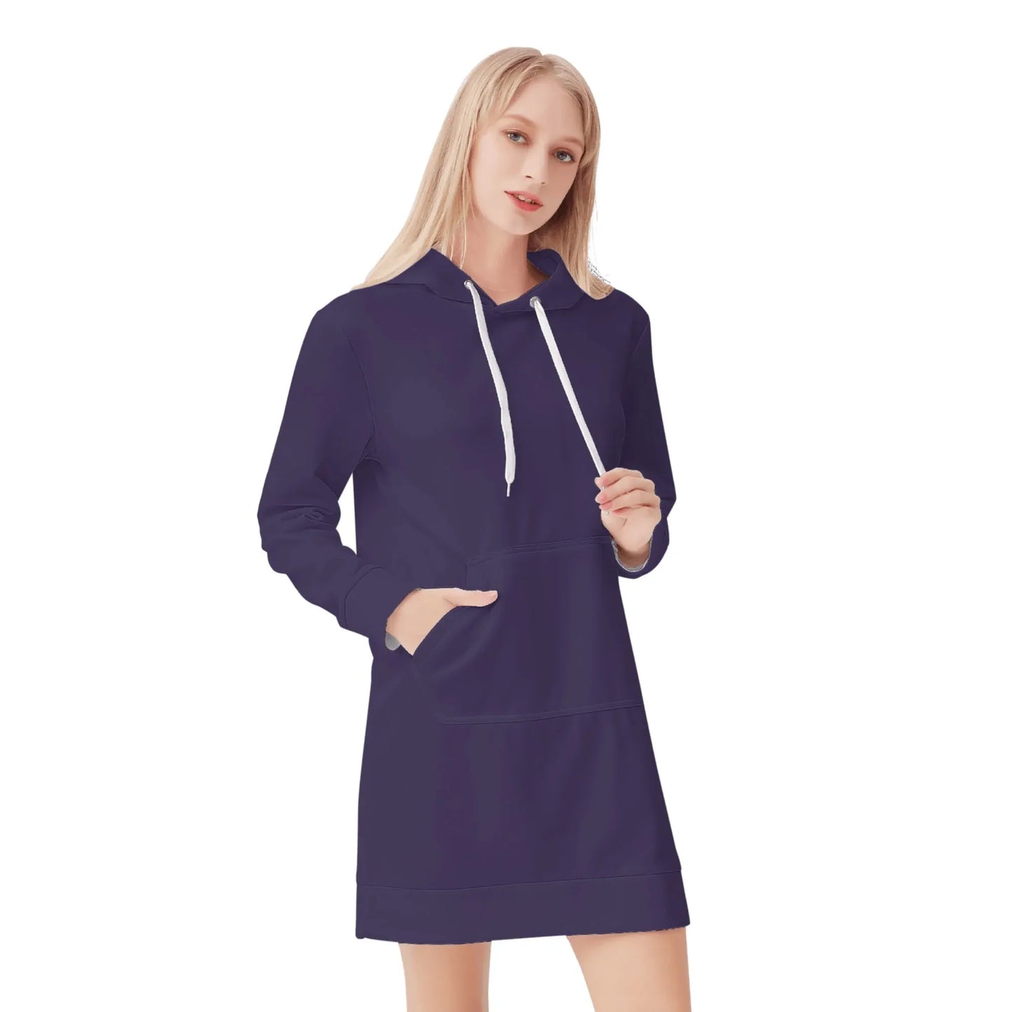 tolopea-damen-hoodiekleid-warmes-velvet-kapuzenkleid-aus-weichem-samt-fleece-hoodiekleid-jlr-design-1 - JLR Design