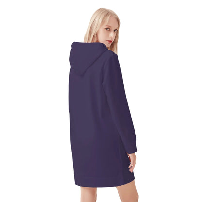 tolopea-damen-hoodiekleid-warmes-velvet-kapuzenkleid-aus-weichem-samt-fleece-hoodiekleid-jlr-design-2 - JLR Design