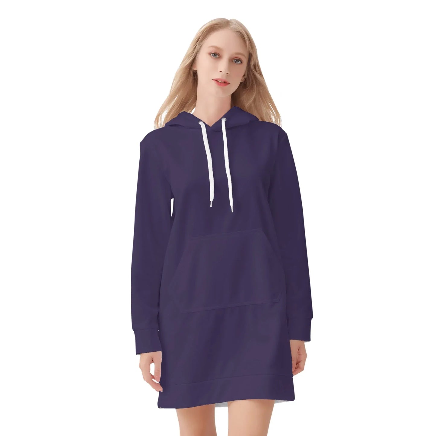 tolopea-damen-hoodiekleid-warmes-velvet-kapuzenkleid-aus-weichem-samt-fleece-hoodiekleid-jlr-design-3 - JLR Design