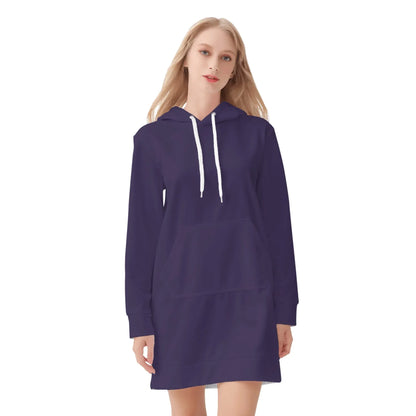 tolopea-damen-hoodiekleid-warmes-velvet-kapuzenkleid-aus-weichem-samt-fleece-hoodiekleid-jlr-design-3 - JLR Design