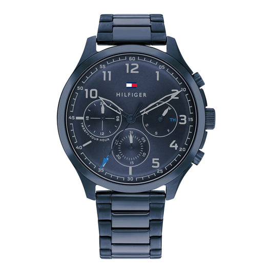 tommy-hilfiger-asher-herrenuhr-1791853-or-multifunktion-chrono-look-or-blaues-edelstahlgehause-markenuhren-jlr-design-1 - JLR Design