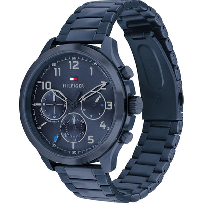 tommy-hilfiger-asher-herrenuhr-1791853-or-multifunktion-chrono-look-or-blaues-edelstahlgehause-markenuhren-jlr-design-2 - JLR Design