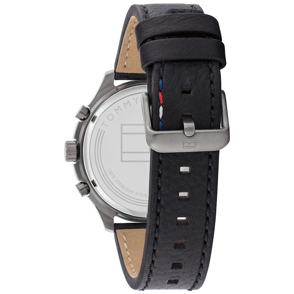 tommy-hilfiger-asher-herrenuhr-1791856-or-multifunktion-or-grunes-zifferblatt-and-graues-gehause-mit-lederarmband-markenuhren-jlr-design-3 - JLR Design