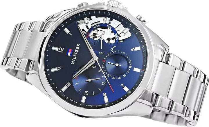 tommy-hilfiger-baker-herrenuhr-1710448-or-teilskelettiertes-zifferblatt-blau-or-edelstahlarmband-and-multifunktion-markenuhren-jlr-design-4 - JLR Design