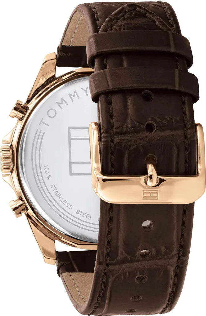 tommy-hilfiger-baker-herrenuhr-1710453-or-teilskelettiert-blau-or-rosegoldenes-gehause-and-braunes-lederarmband-markenuhren-jlr-design-4 - JLR Design