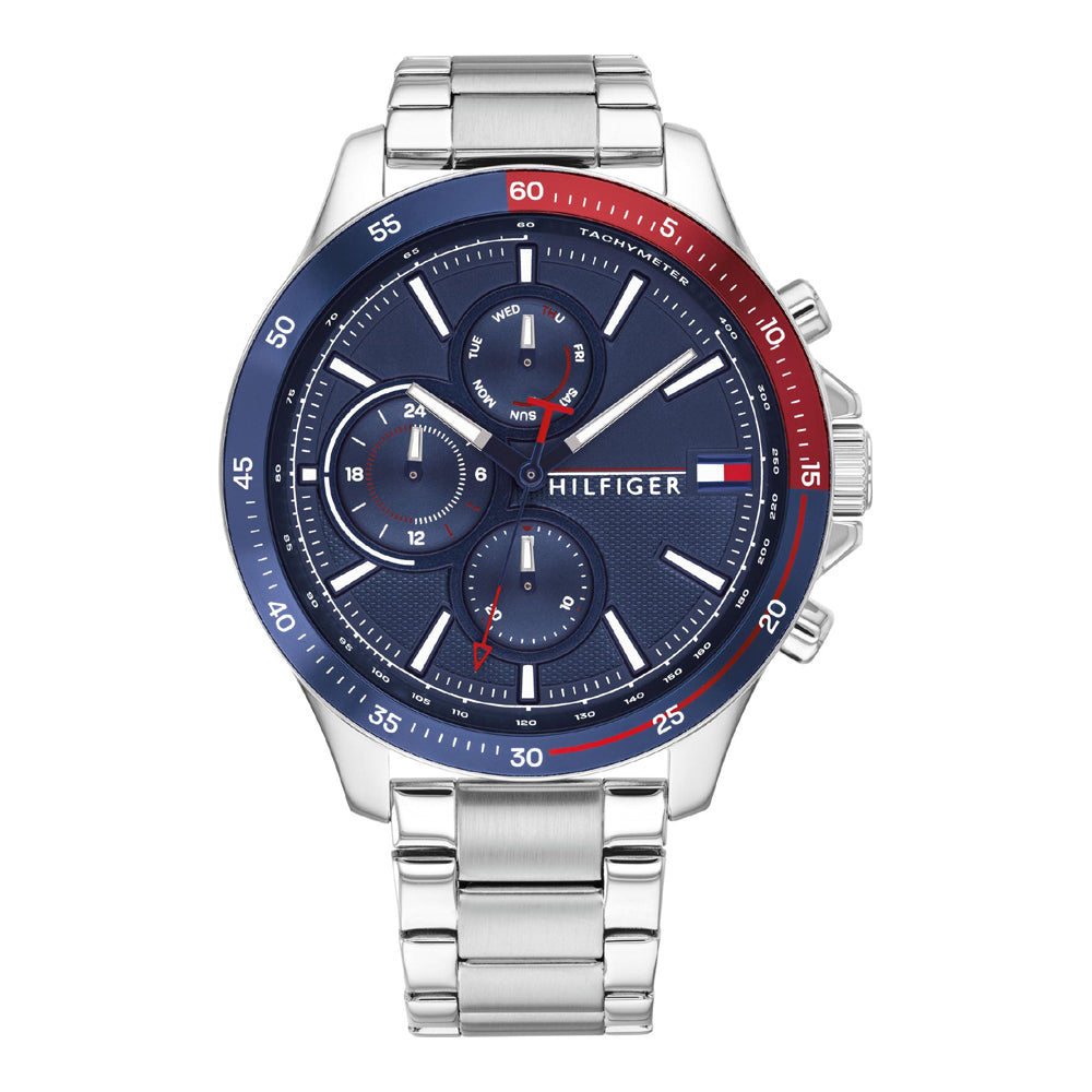 tommy-hilfiger-bank-herrenuhr-1791718-or-multifunktion-and-tachymeter-or-silbernes-edelstahlarmband-and-blaues-zifferblatt-markenuhren-jlr-design-1 - JLR Design
