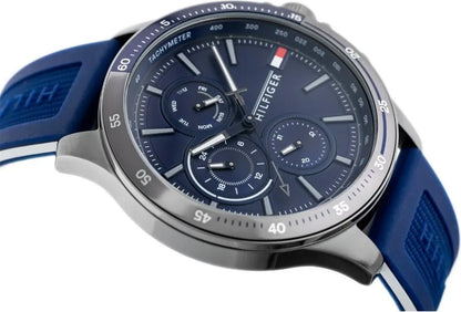 tommy-hilfiger-bank-herrenuhr-1791721-or-sport-multifunktion-or-blaues-silikonarmband-and-tachymeter-look-markenuhren-jlr-design-2 - JLR Design