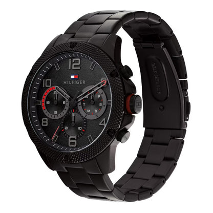tommy-hilfiger-blaze-herrenuhr-1792030-or-all-black-multifunktion-or-schwarzes-edelstahlgehause-and-armband-markenuhren-jlr-design-2 - JLR Design