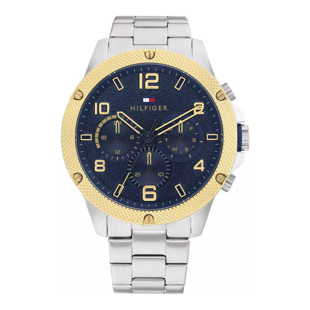 tommy-hilfiger-blaze-herrenuhr-1792031-or-multifunktion-or-silber-gold-edelstahlgehause-and-blaues-zifferblatt-markenuhren-jlr-design-1 - JLR Design